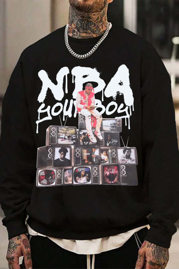 Never Broke Again YoungBoy  Album Merch Sweatshirt For Men