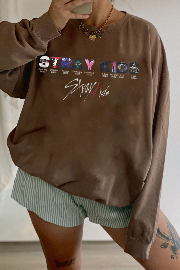 Stray Kids Albums Sweatshirt For Women