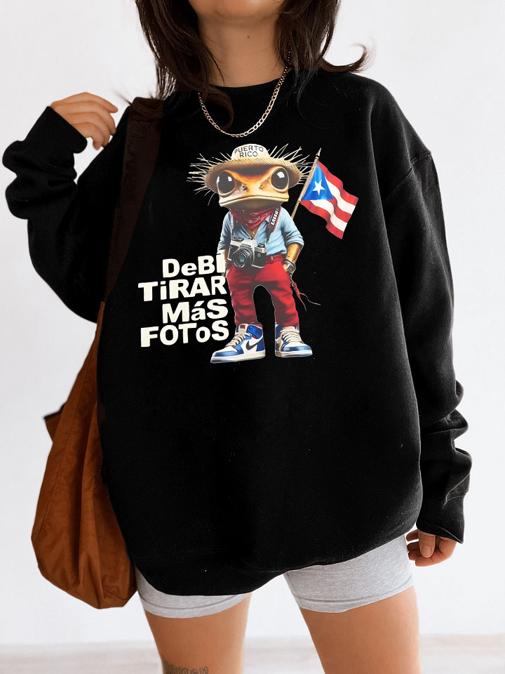 Bad Bunny DTMF Frog Flag Sweatshirt For Women
