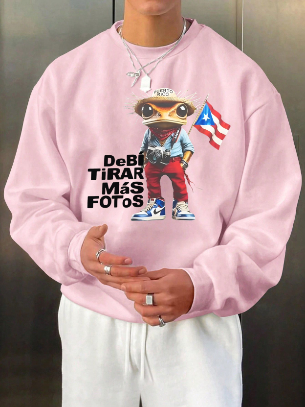 Bad Bunny DTMF Frog Flag Sweatshirt For Men