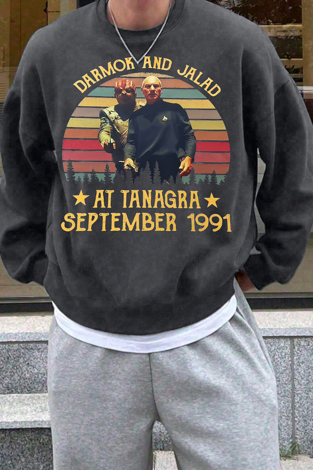 Darmok and Jalad At Tanagra September Startrek Sweatshirt For Men