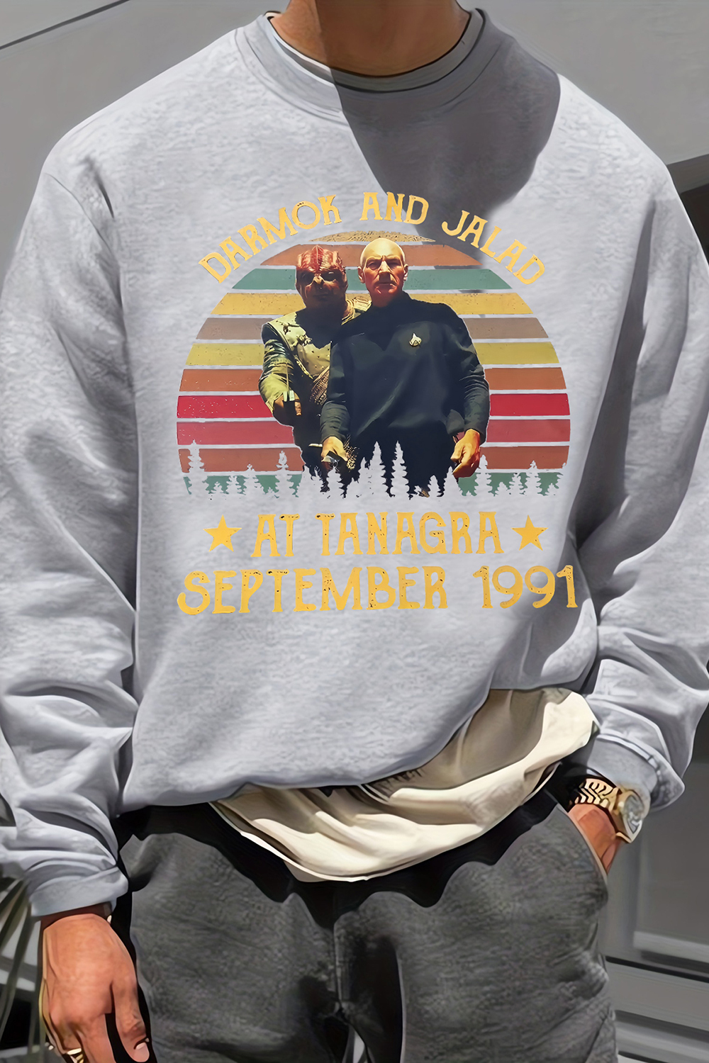 Darmok and Jalad At Tanagra September Startrek Sweatshirt For Men