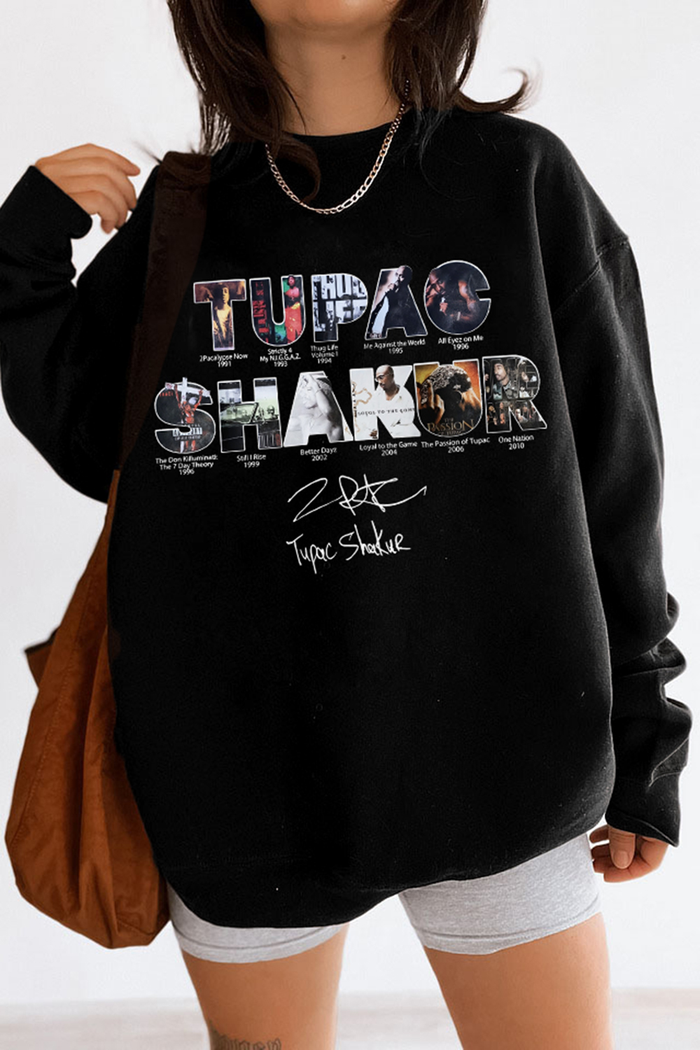 2pacs Hakur Album Sweatshirt For Women