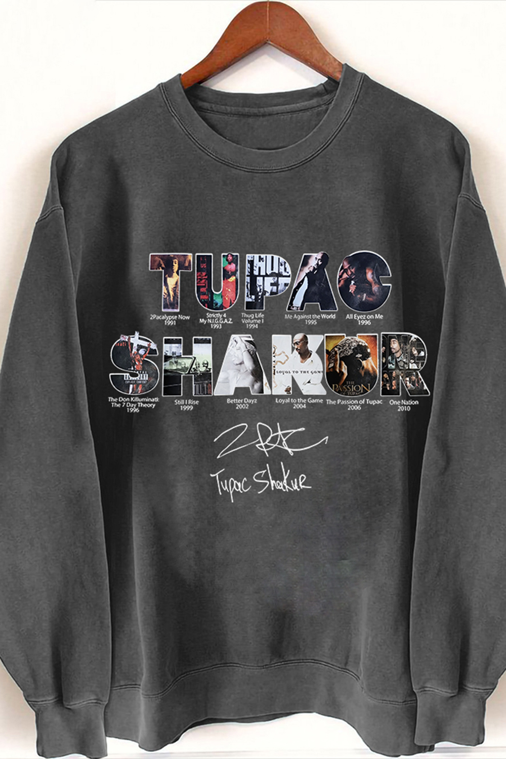 2pacs Hakur Album Sweatshirt For Women