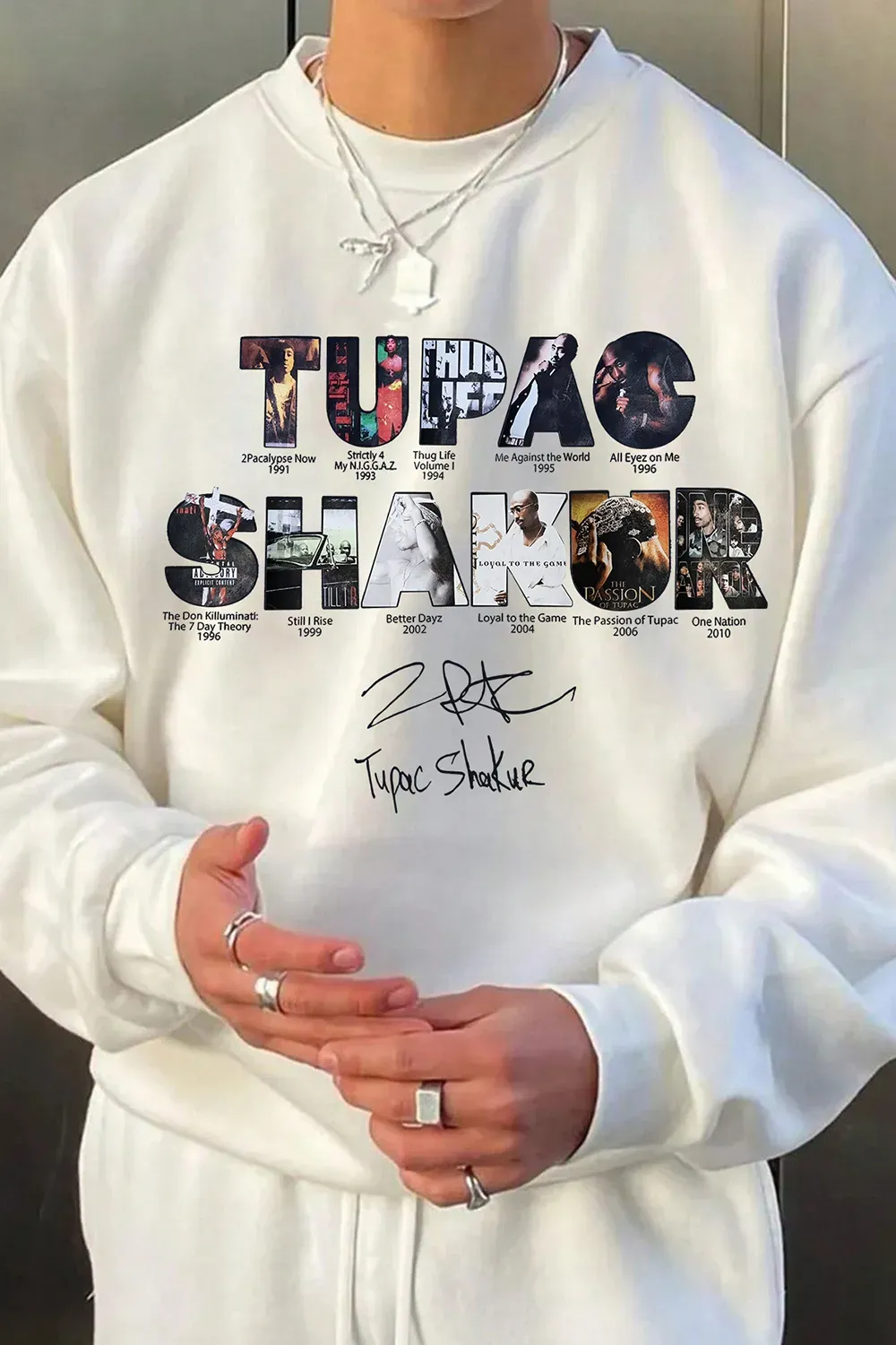 2pacs Hakur Album Tee For Men