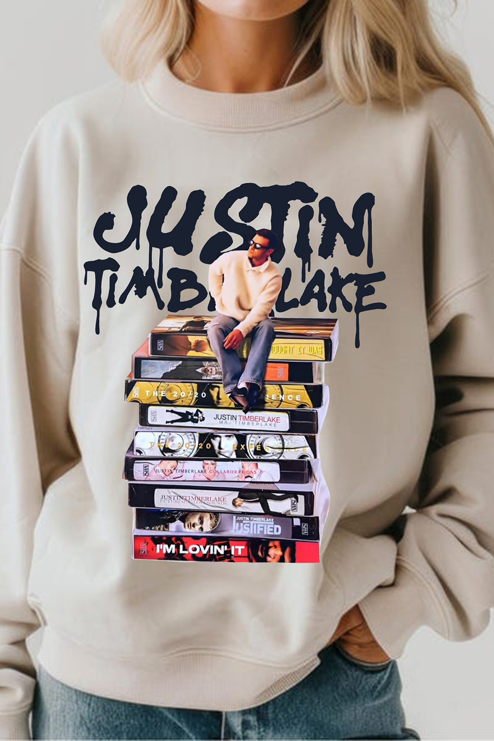 Justin Timberlake Concert Album Sweatshirt For Women