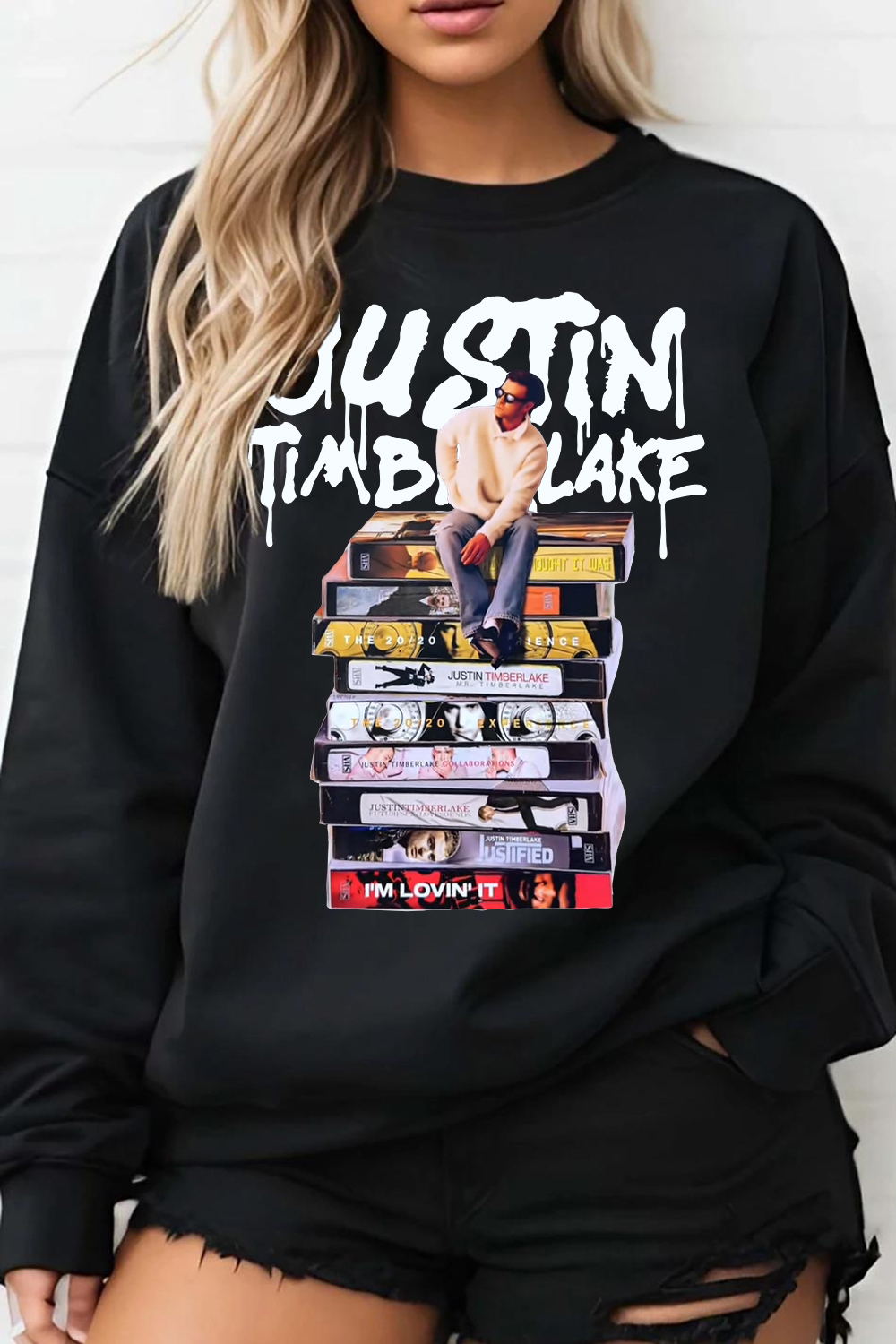 Justin Timberlake Concert Album Sweatshirt For Women
