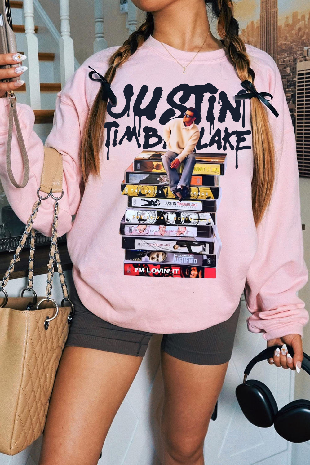 Justin Timberlake Concert Album Sweatshirt For Women