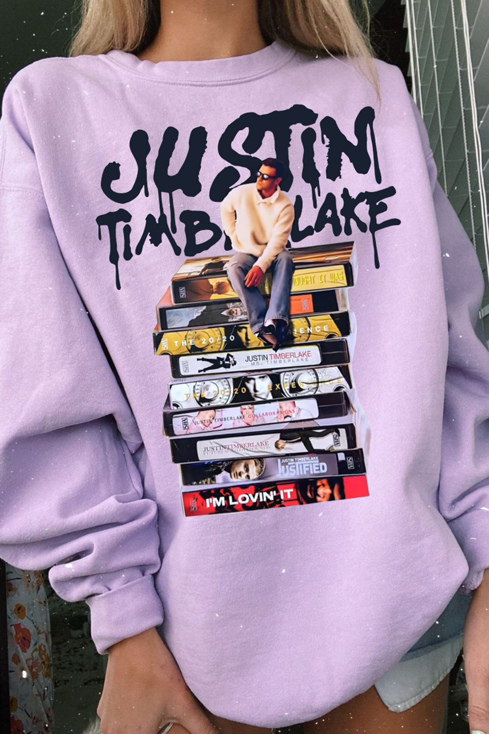 Justin Timberlake Concert Album Sweatshirt For Women