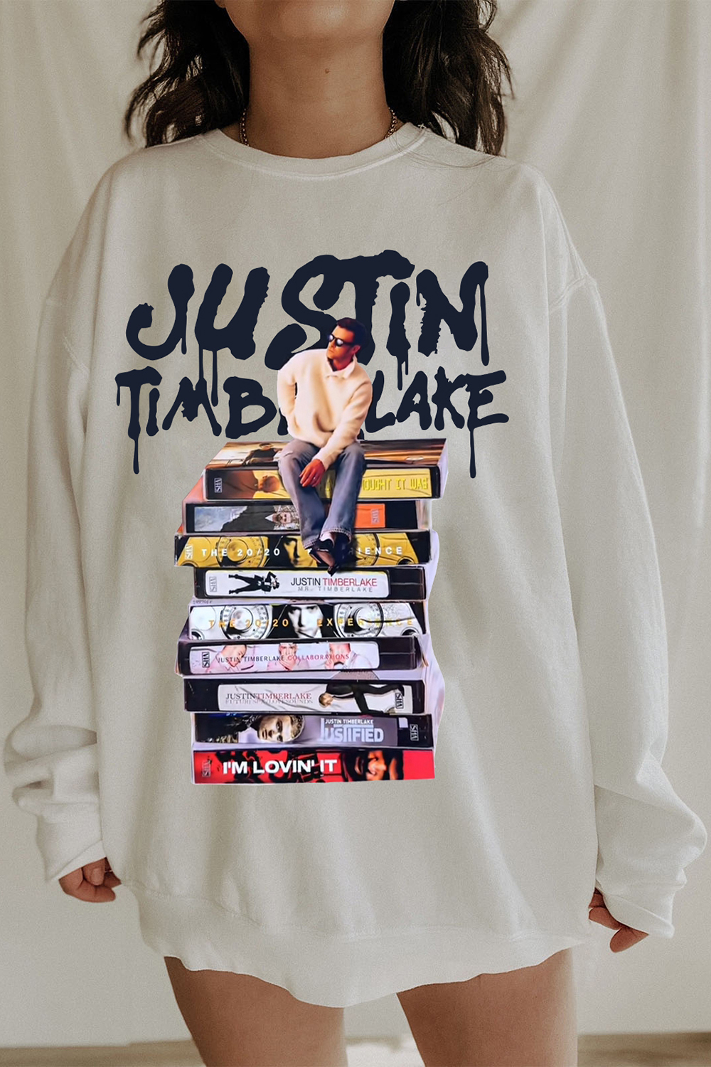 Justin Timberlake Concert Album Sweatshirt For Women