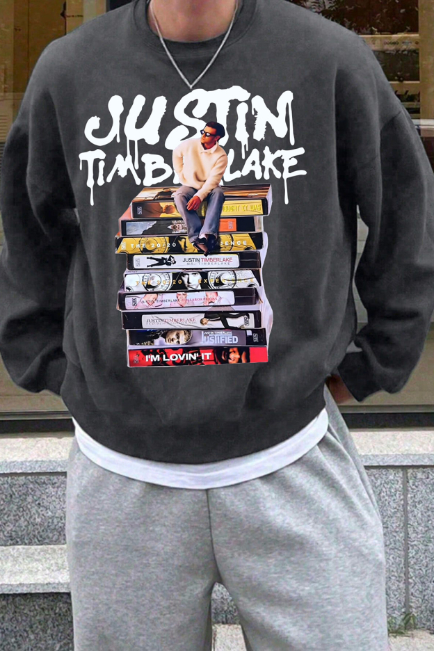 Justin Timberlake Concert Album Sweatshirt For Men