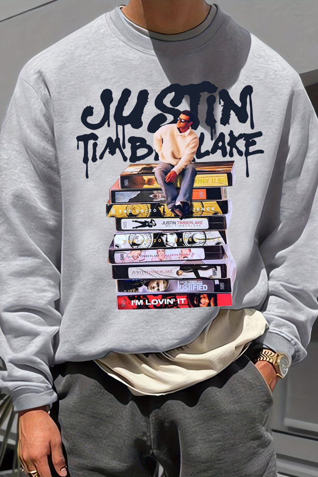 Justin Timberlake Concert Album Sweatshirt For Men