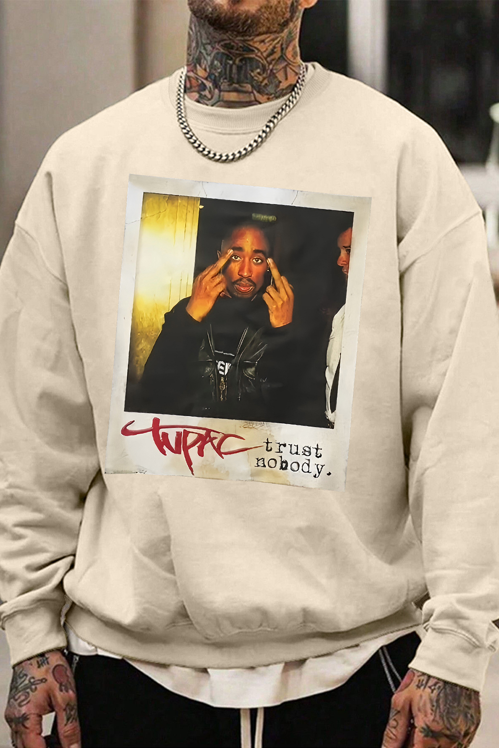 Rapper Tupac Graphic Tee For Men