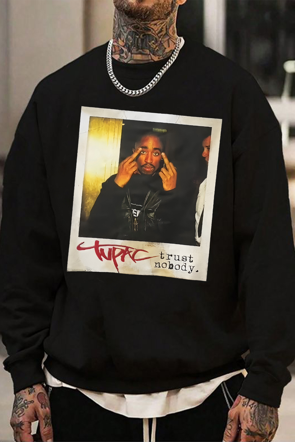 Rapper Tupac Graphic Tee For Men