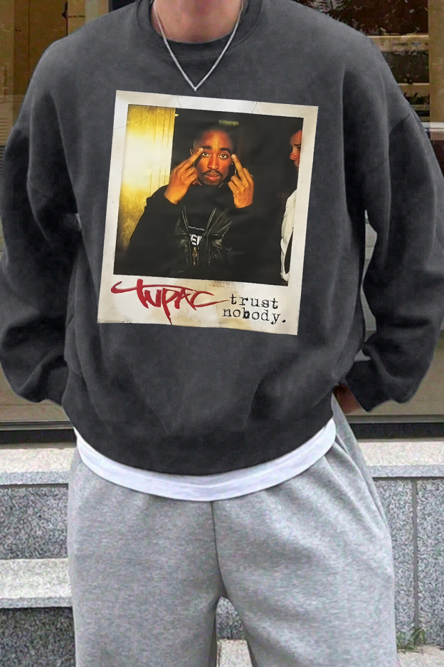 Rapper Tupac Graphic Tee For Men