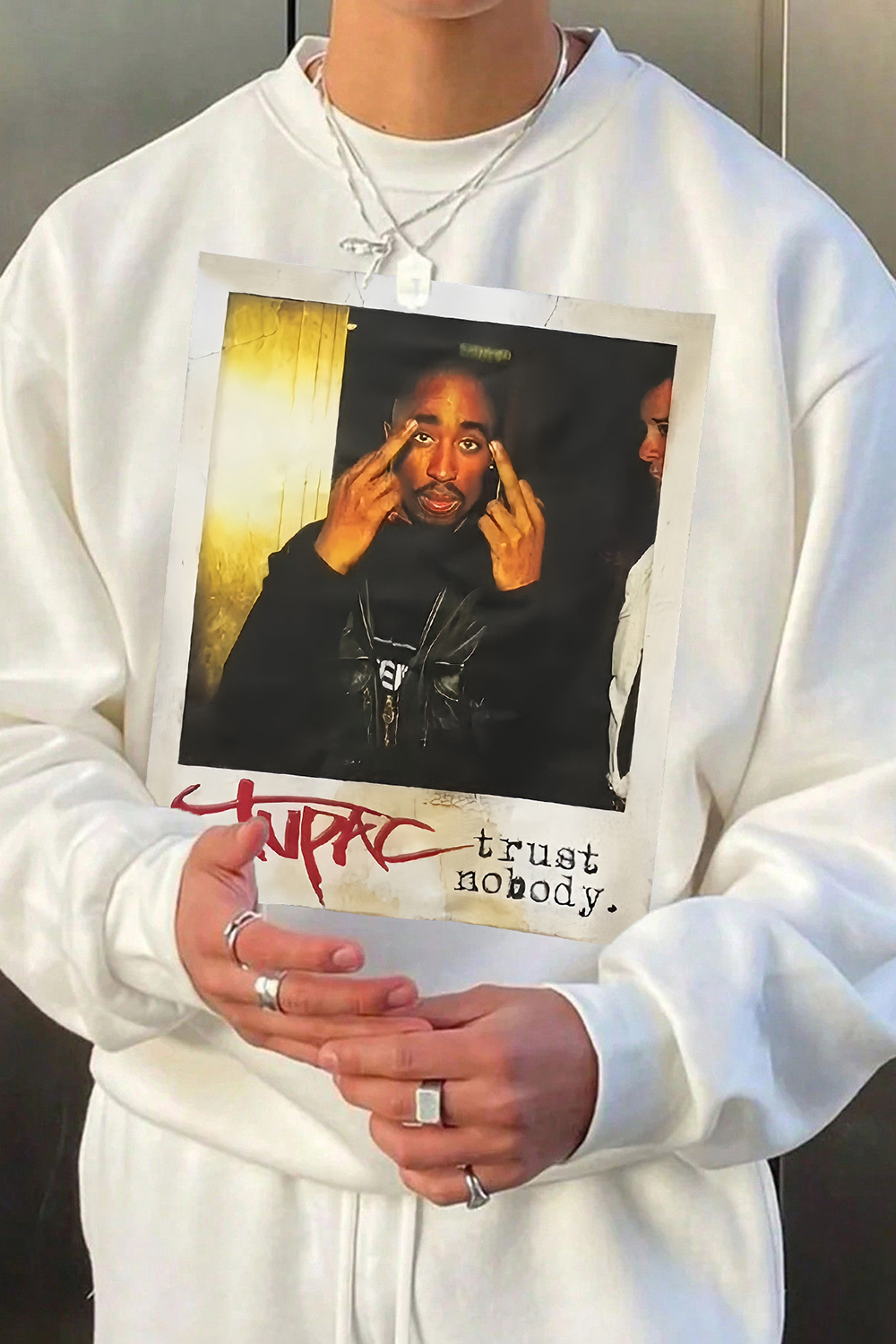 Rapper Tupac Graphic Tee For Men