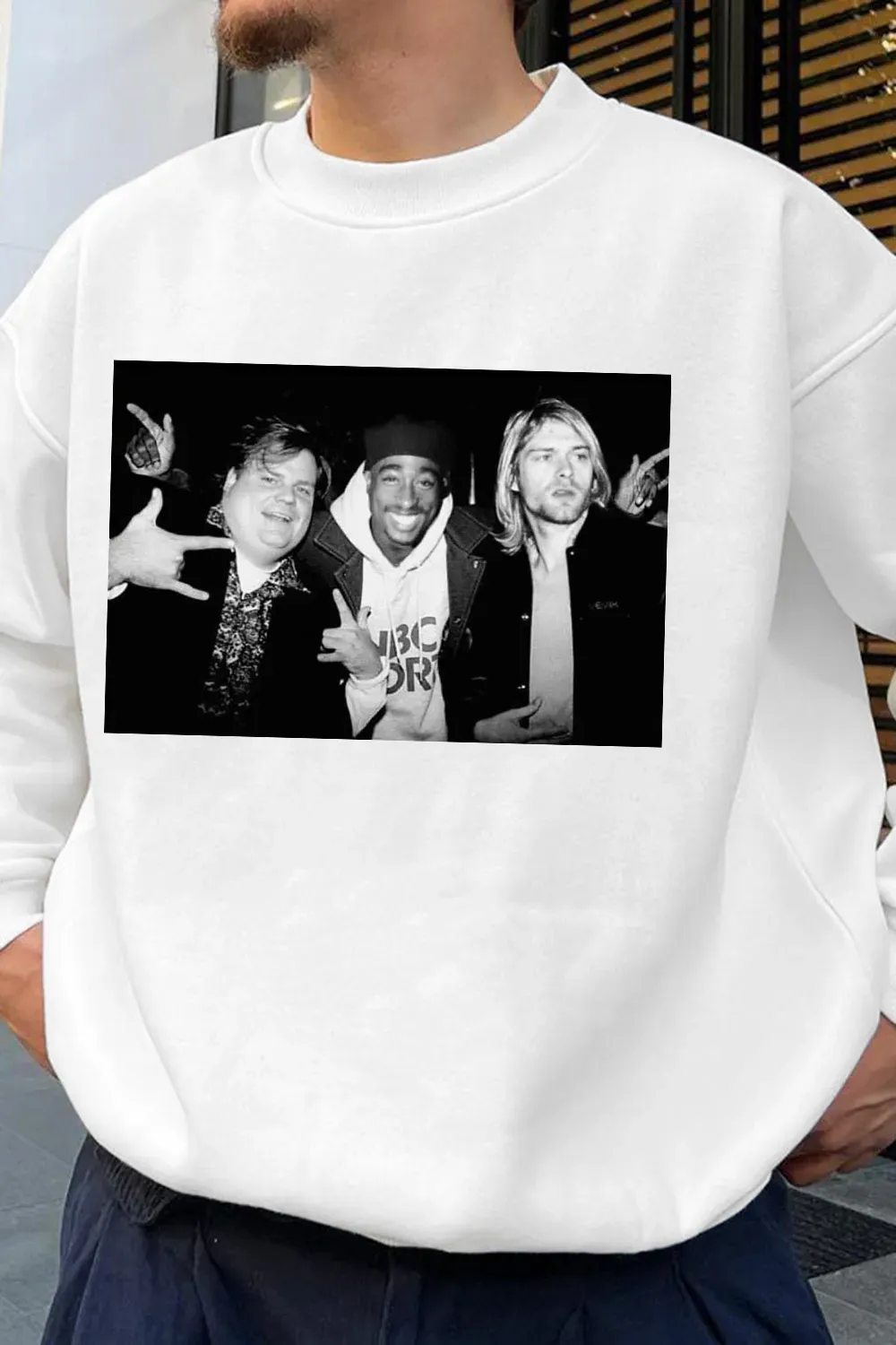 Legend Chris Farley 2Pac Shakur and Kurt Cobain Tee For Men