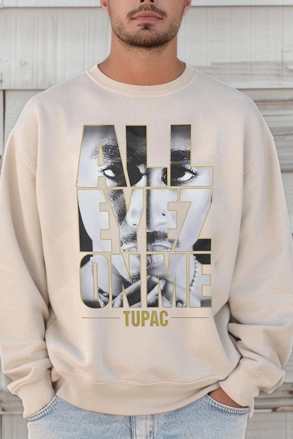 All Eyes On Me Tupac Sweatshirt For Men
