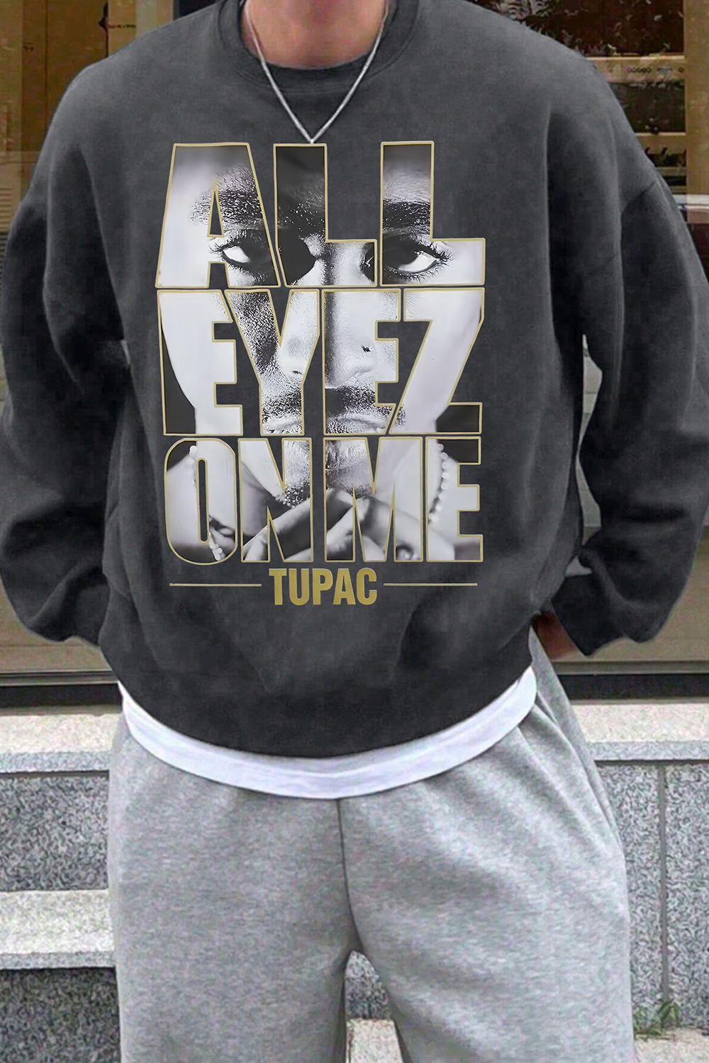 All Eyes On Me Tupac Sweatshirt For Men