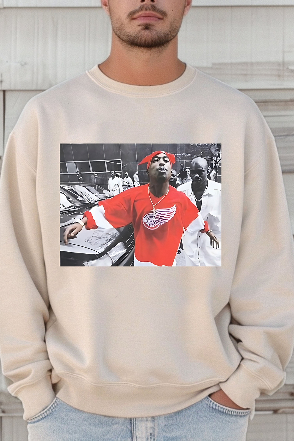 Legend Tupac Shakur Graphic Sweatshirt For Men