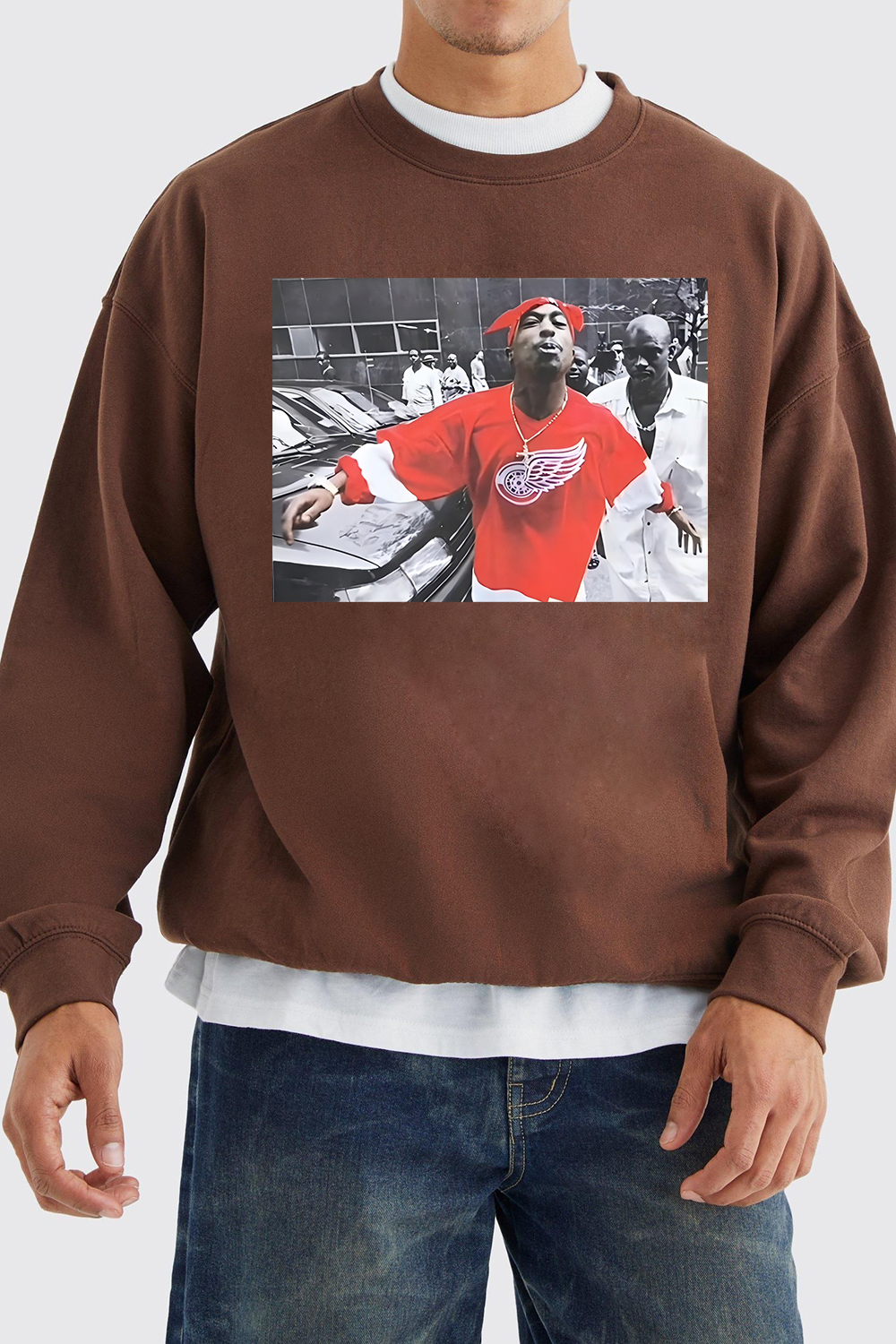 Legend Tupac Shakur Graphic Sweatshirt For Men