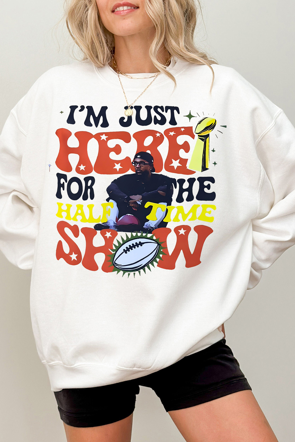 Kendrick Lamar I Just Here For The Show Sweatshirt For Women