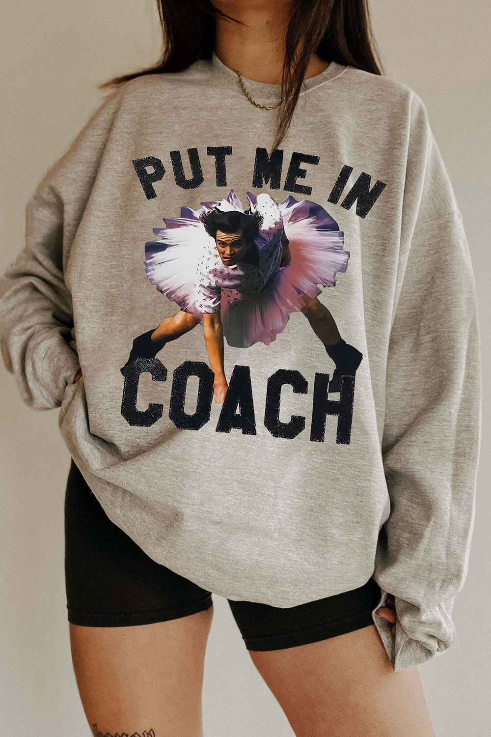 Ace Ventura Put Me In Coach Jim Carrey Funny Sweatshirt For Women