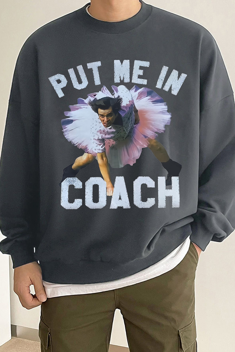 Ace Ventura Put Me In Coach Jim Carrey Funny Sweatshirt For Men