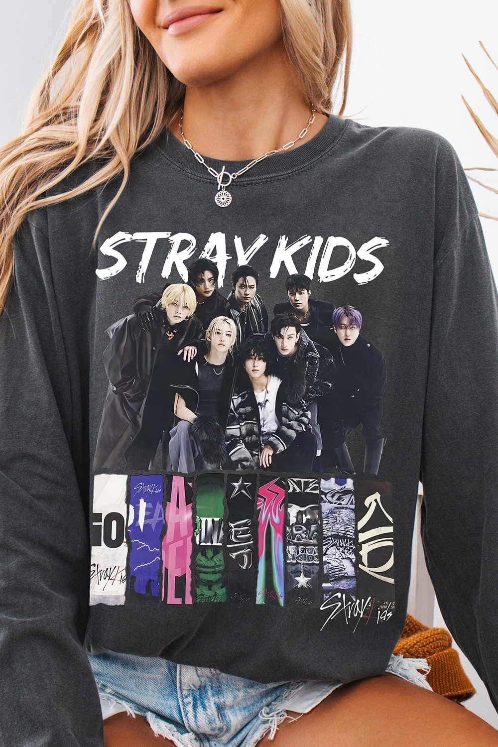 Stray Kids Album Graphic Sweatshirt For Women