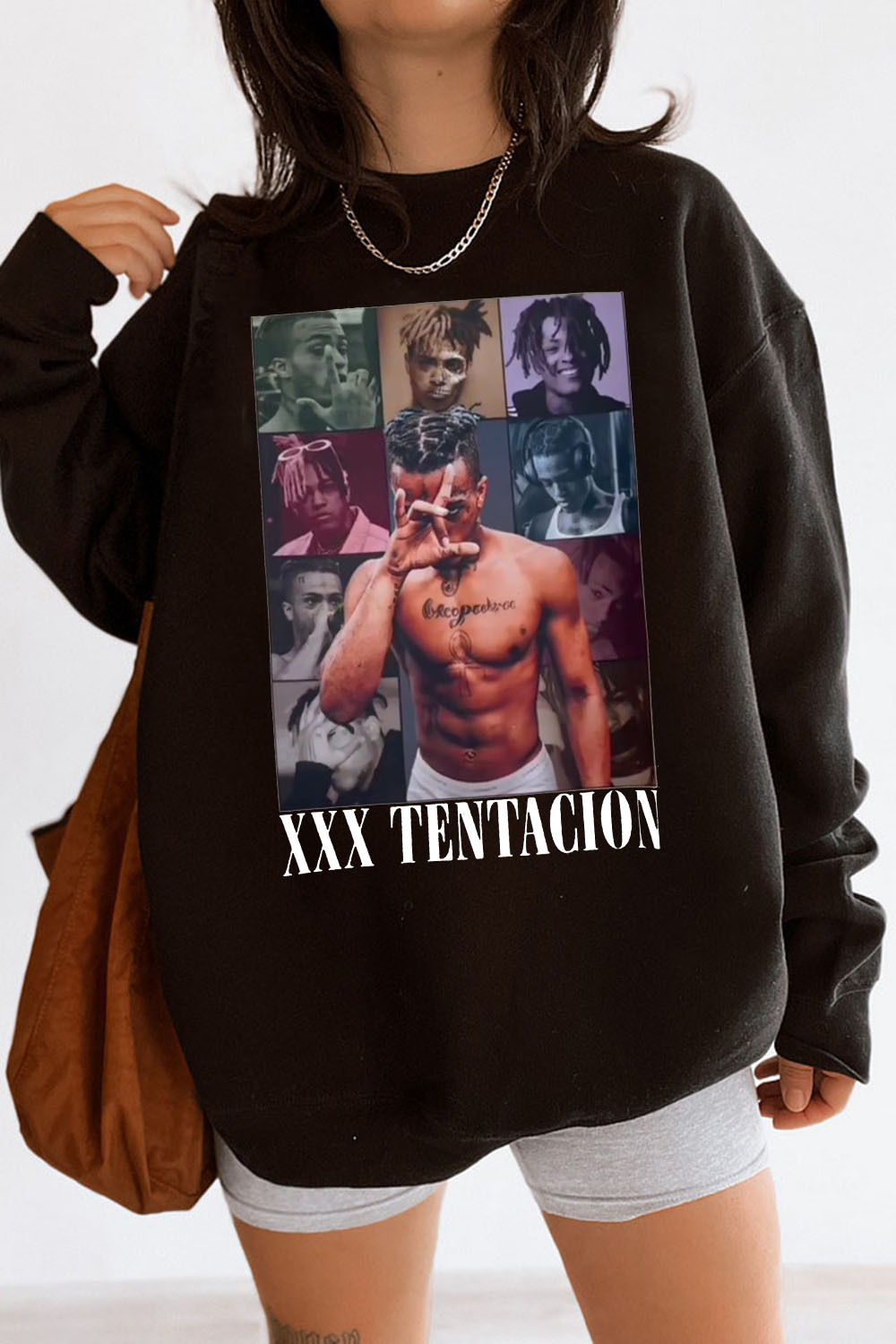 XXXTentacion Eras Inspired Vintage Rap A4 – Women sweatshirt