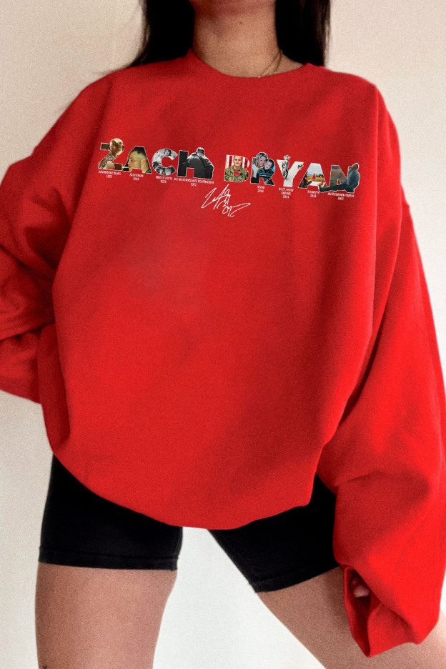 Zach Bryan lettering sweatshirt