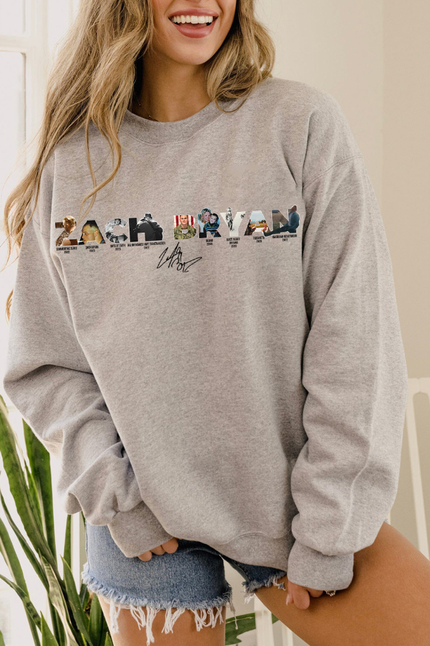 Zach Bryan lettering sweatshirt