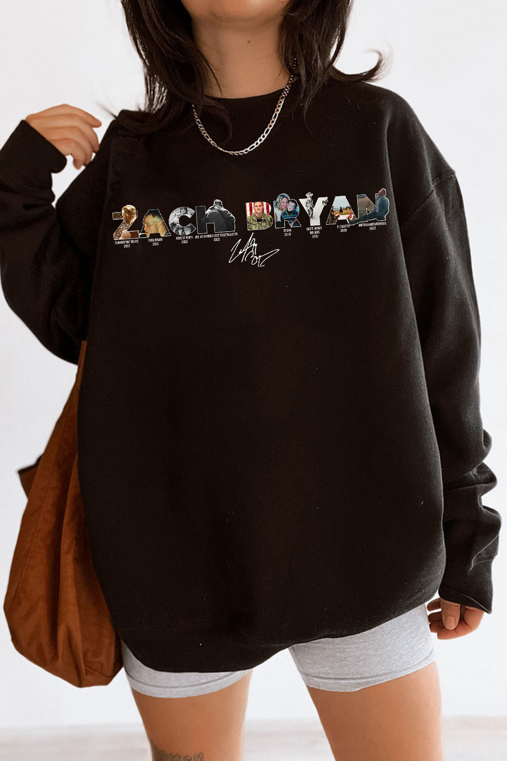 Zach Bryan lettering sweatshirt