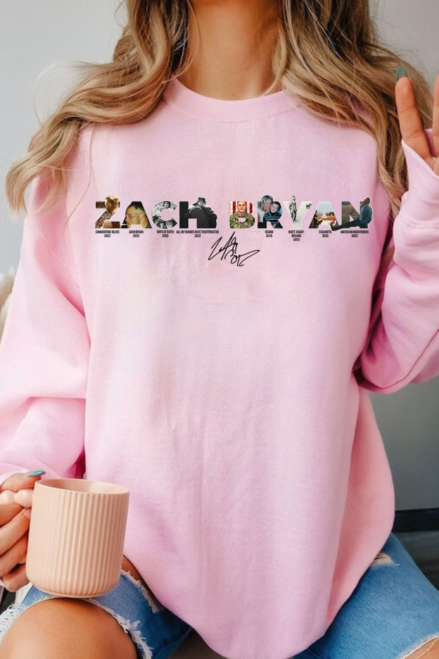 Zach Bryan lettering sweatshirt