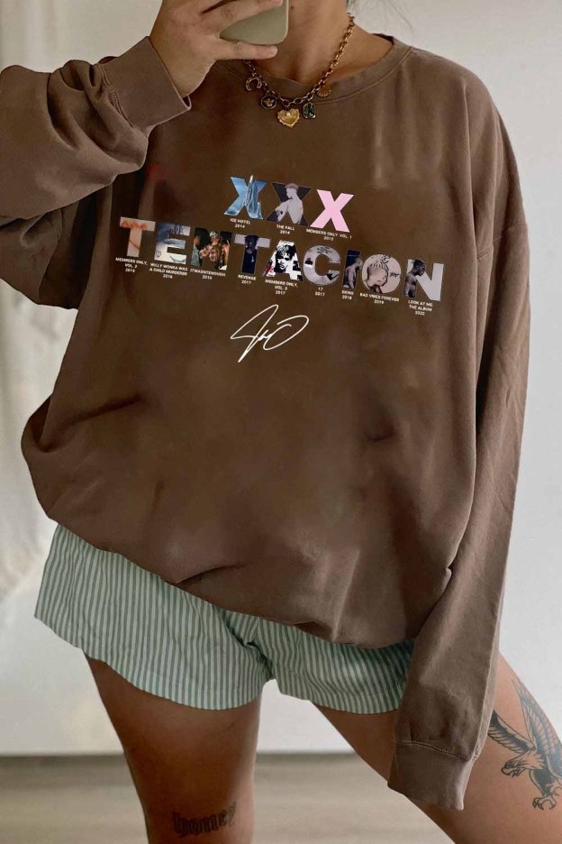 XXXTentacion Inspired Vintage Rap Shirt a6 – Women sweatshirt