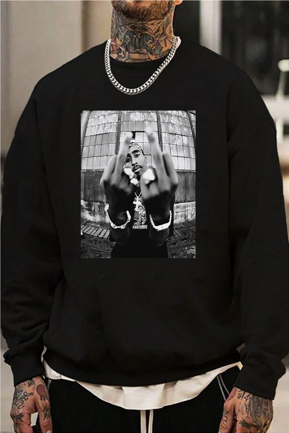 2Pac Shakur men sweatshirt