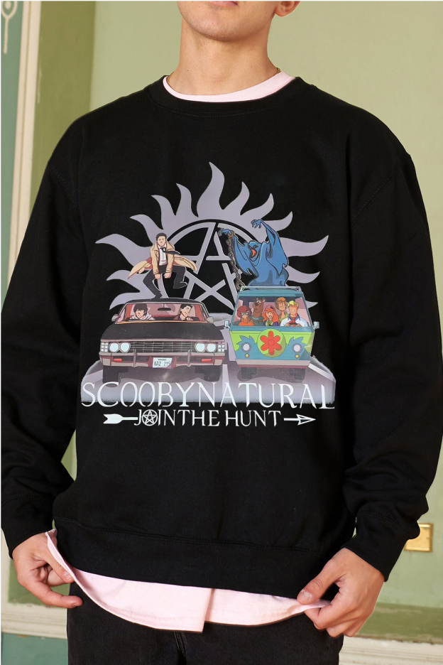 Scoobynatural print Men sweatshirt