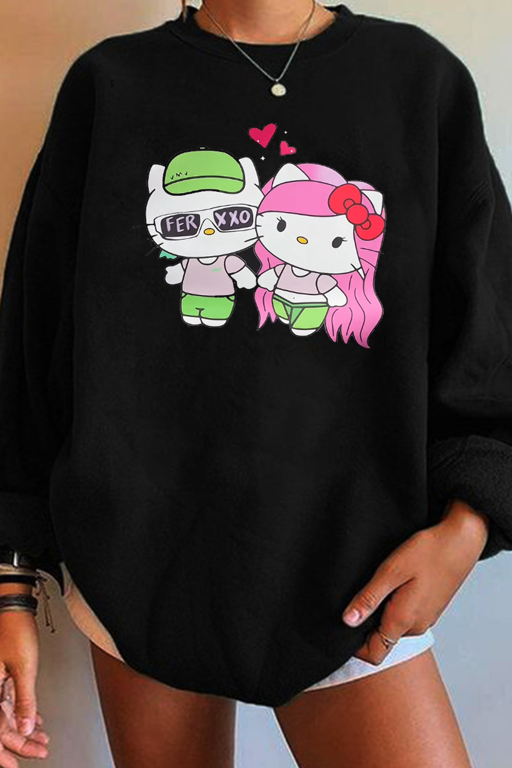 Ferxxo and Karol G printed sweatshirt