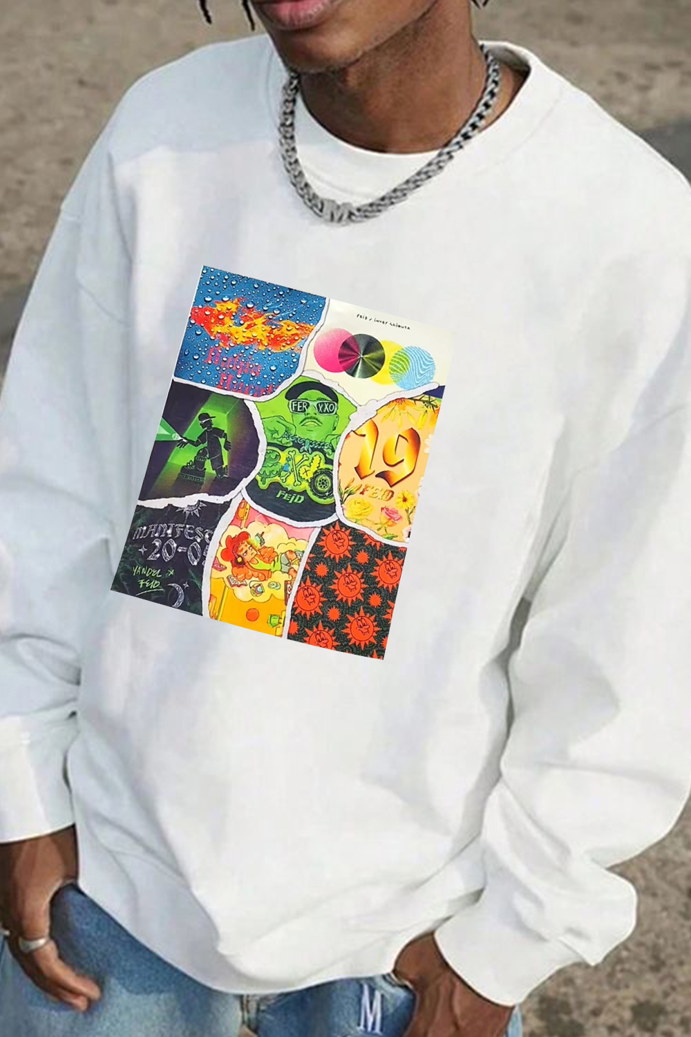 Ferxxo album print Design Men Sweatshirt