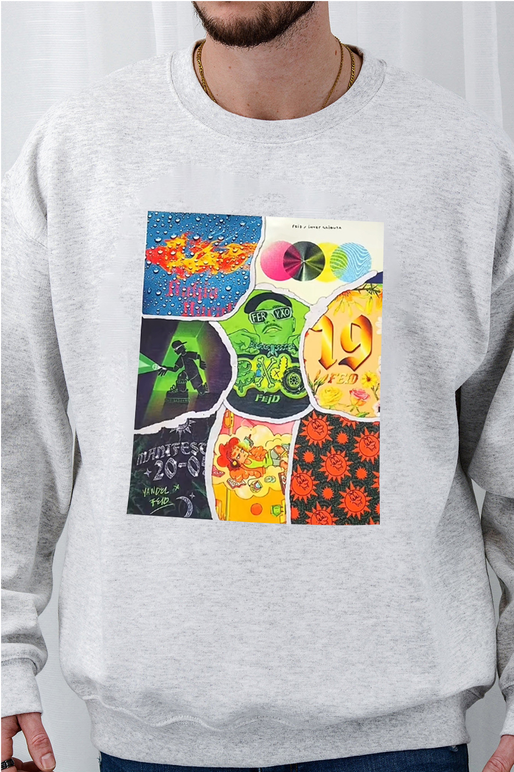 Ferxxo album print Design Men Sweatshirt