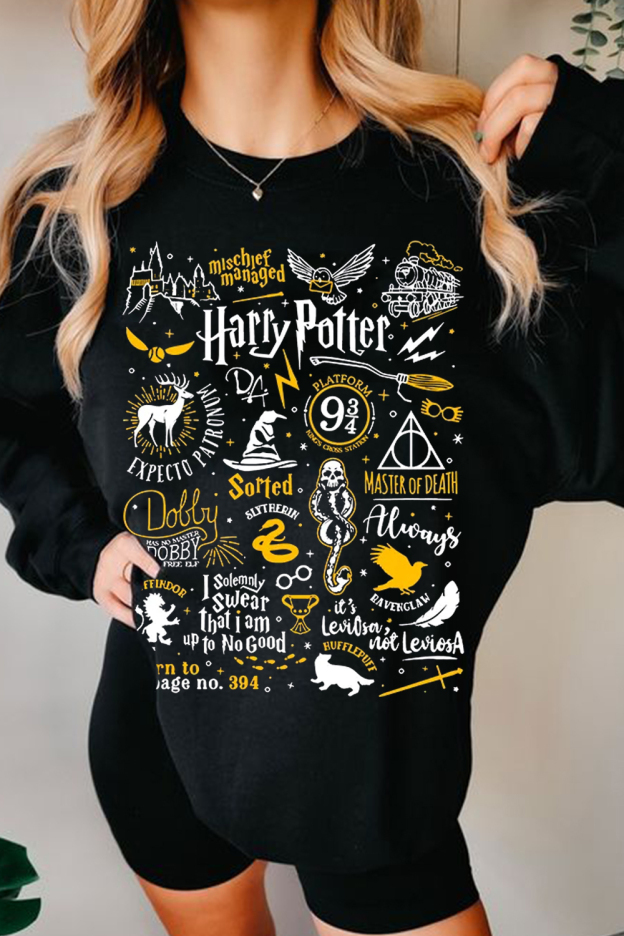 Captivating Harry Potter Dialogue-Inspired Sweatshirt