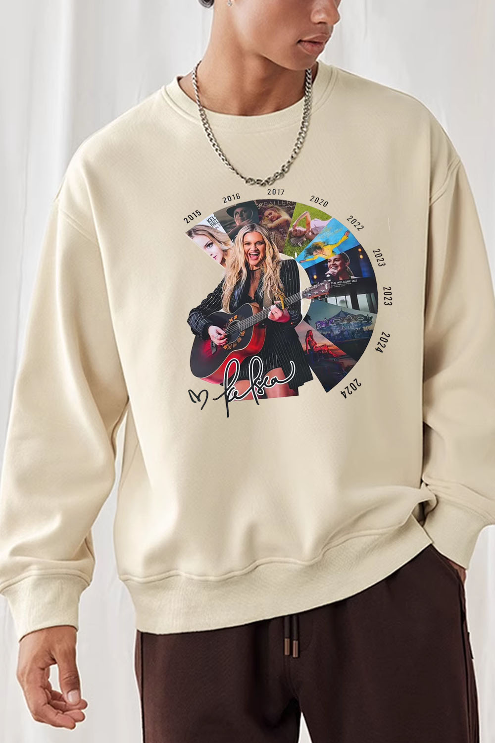 kelseaballerini Crew Neck Men Sweatshirt
