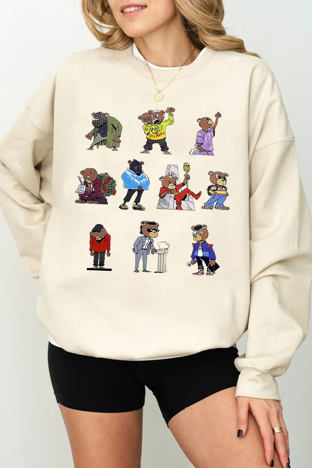 Kanye Fans Print women Sweatshirt