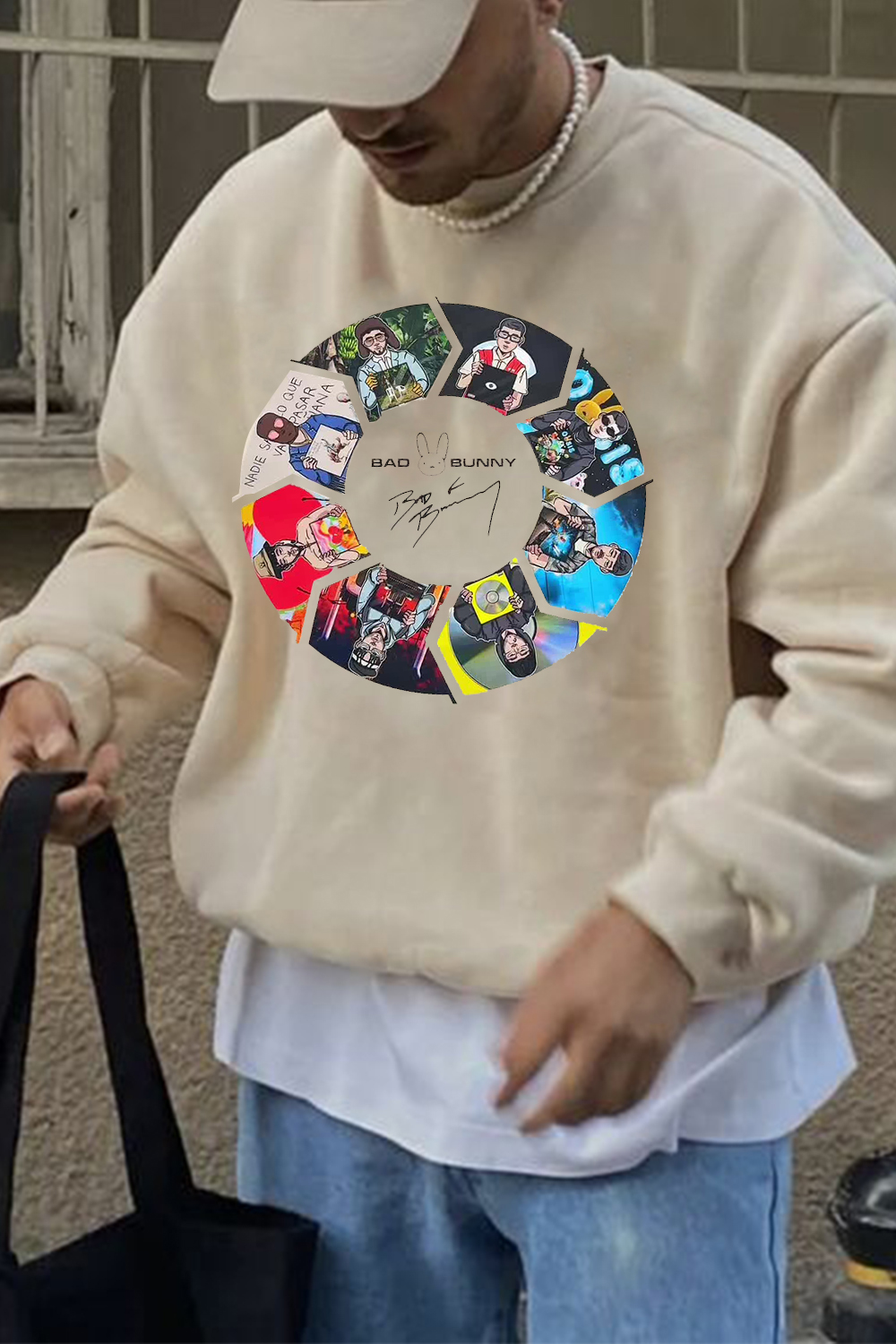 Bad Bunny’s albums Men sweatshirt