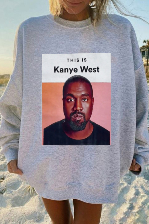 Kanye West Crew Neck Sweatshirt
