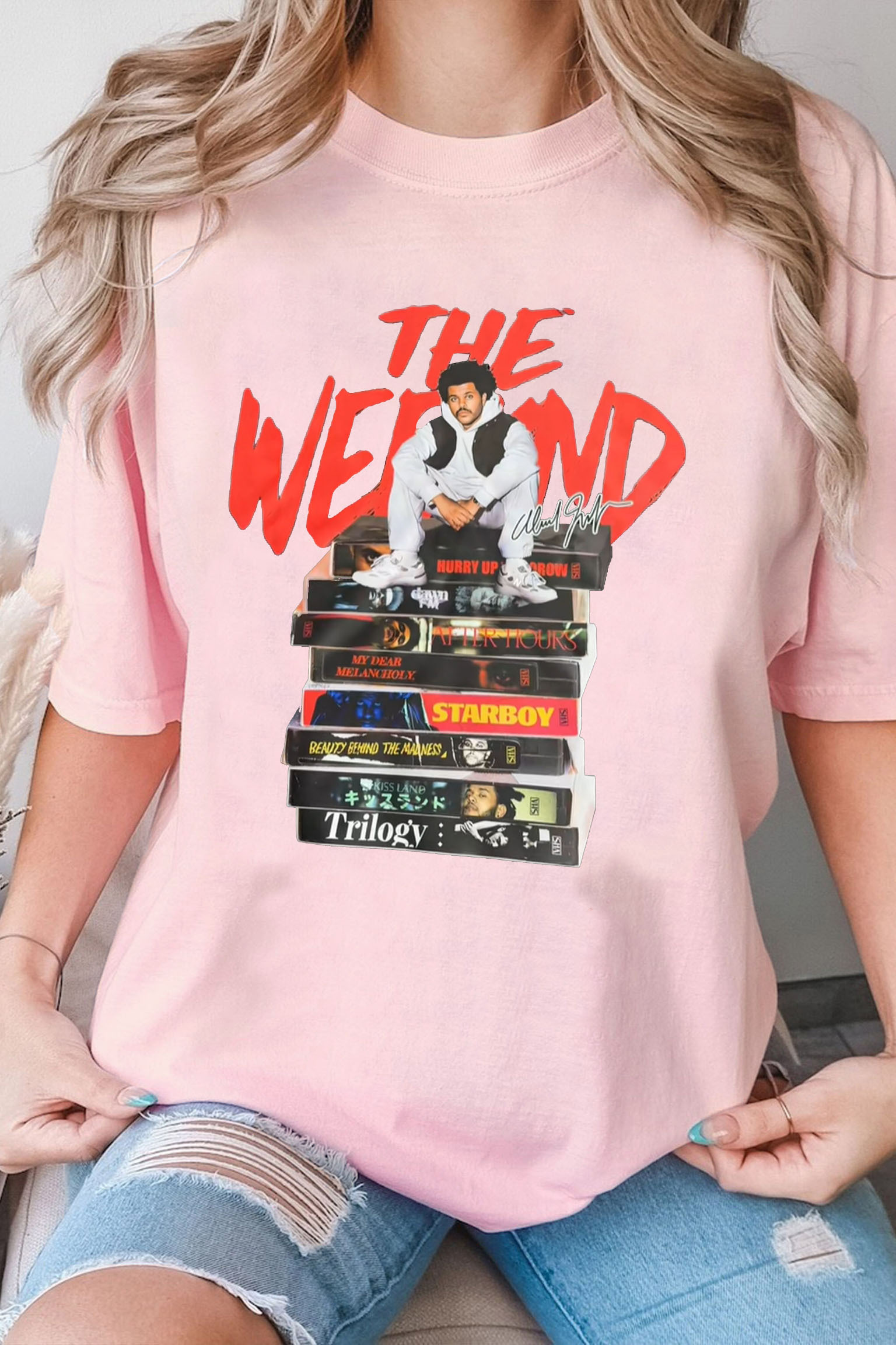 The Weeknd Album Hurry Up Tomorrow Tee For Women