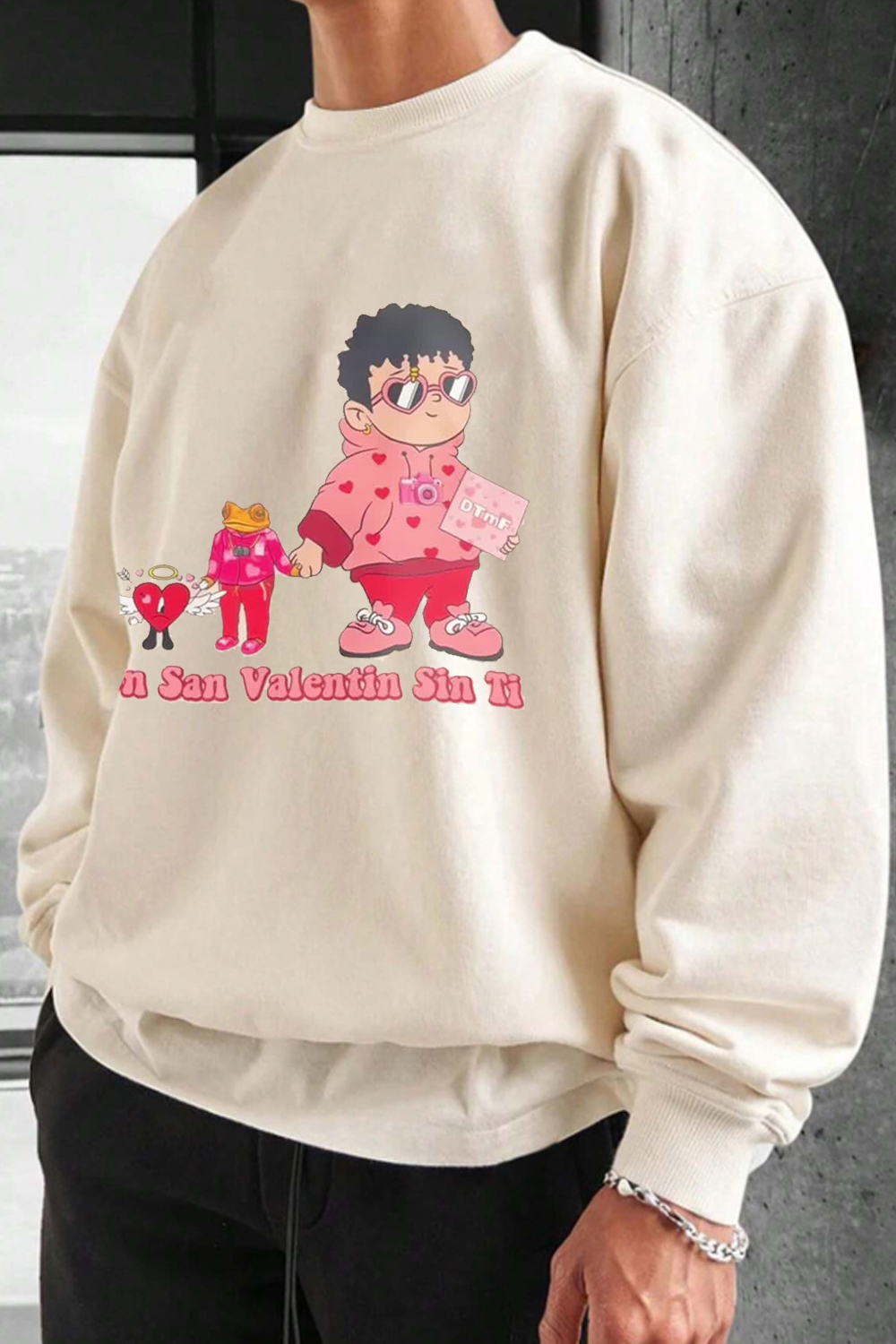 Valentine's Day Bad Bunny Sweatshirt