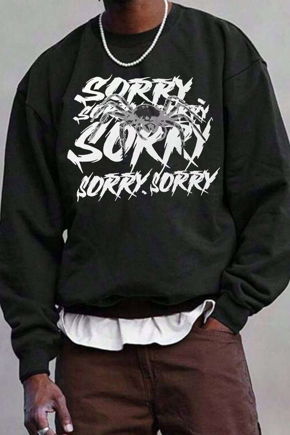 Malachi Vize The web of Silence Duet Sweatshirt