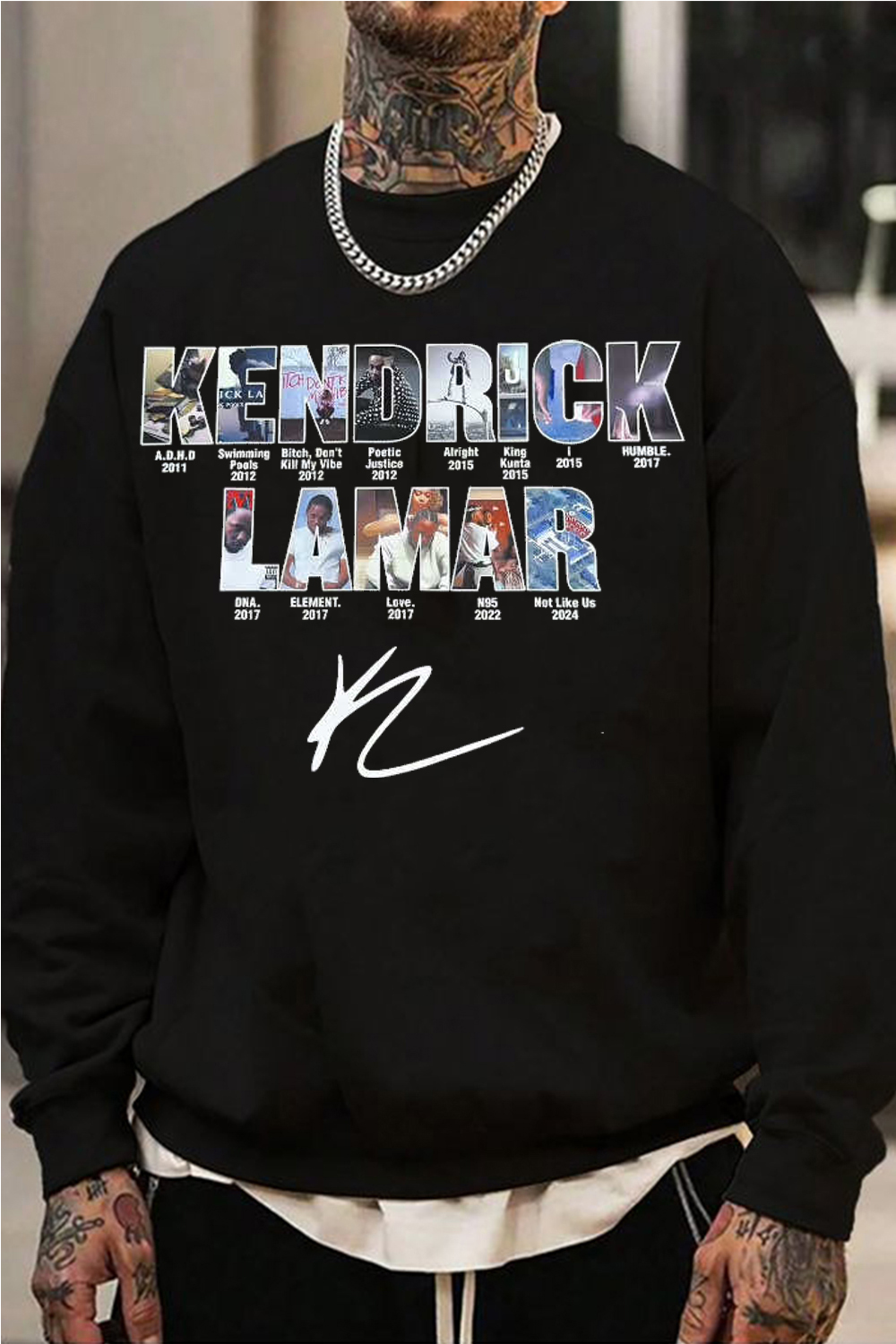 kendricklamar fan sweatshirt