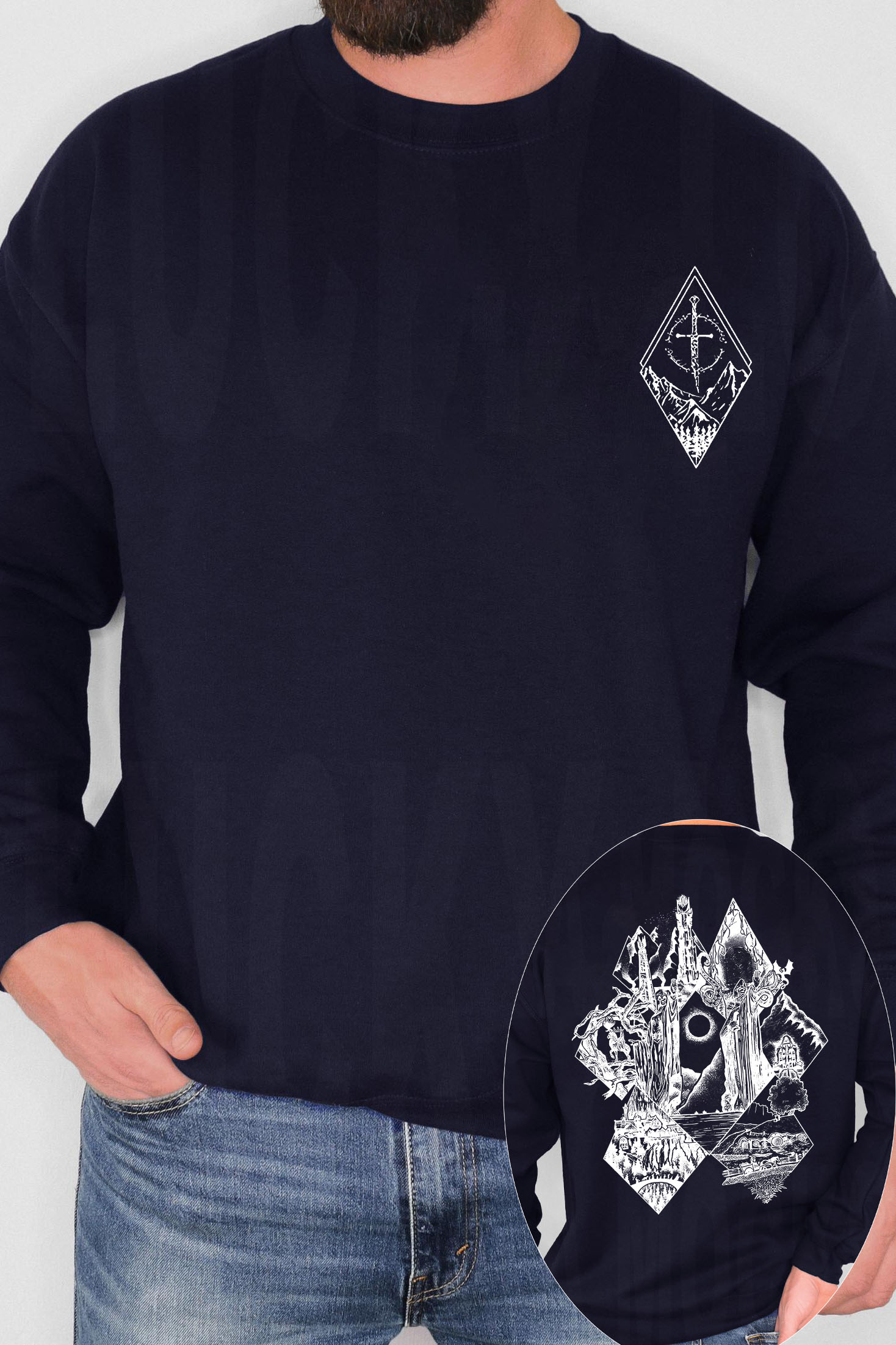 Middle Earth Lotr Sweatshirt For Men